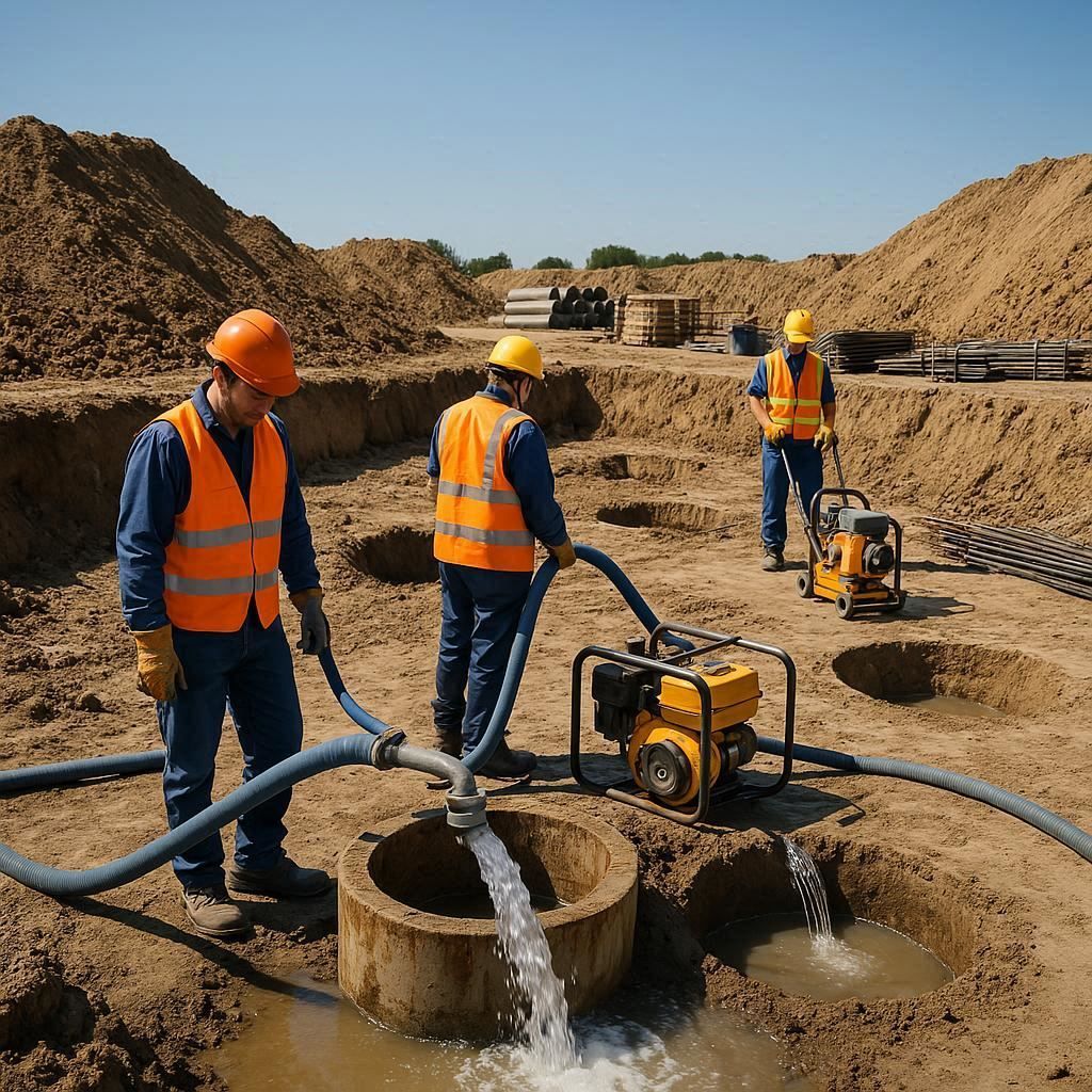 Глубинное водопонижение скважинами в Северске